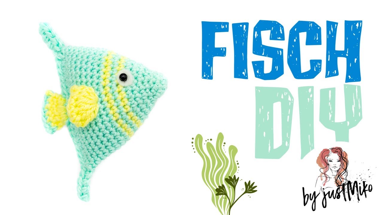 Fisch häkeln 🐠| Meeresbewohner | Amigurumi by justMiko