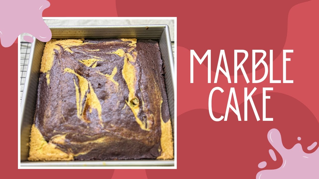 I am in a mood for a marble cake! Let's make one together! #cake #marblecakerecipe