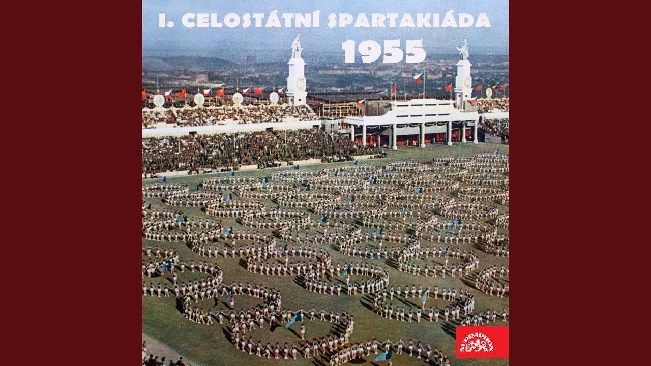 I. Celostátní spartakiáda 1955 - Cvičení s puškou (Den ozbrojených sil - Vystoupení...