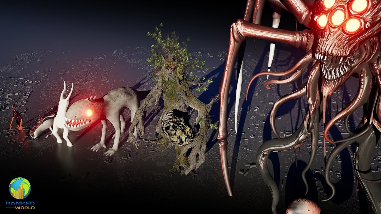 ◀ Trevor Henderson Creature Size Comparison ▶ | Siren Head & Titans Ranked | 3D