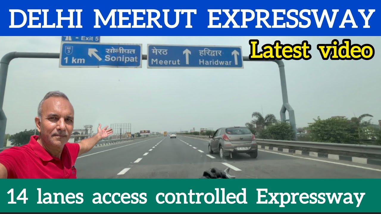 DELHI MEERUT EXPRESSWAY LATEST VIDEO || दिल्ली मेरठ एक्सप्रेसवे || Travel by car