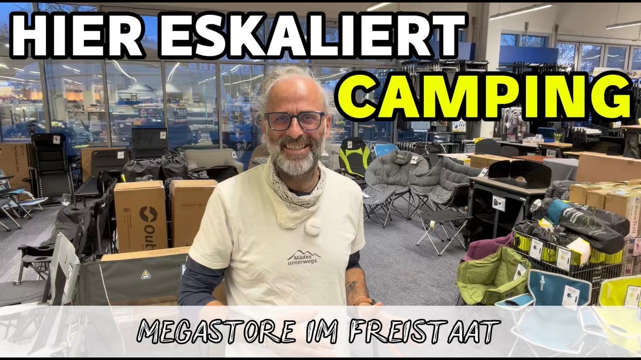 Pflichtstopp f&uuml;r Camper! Der KRASSESTE Camping Store in Deutschland