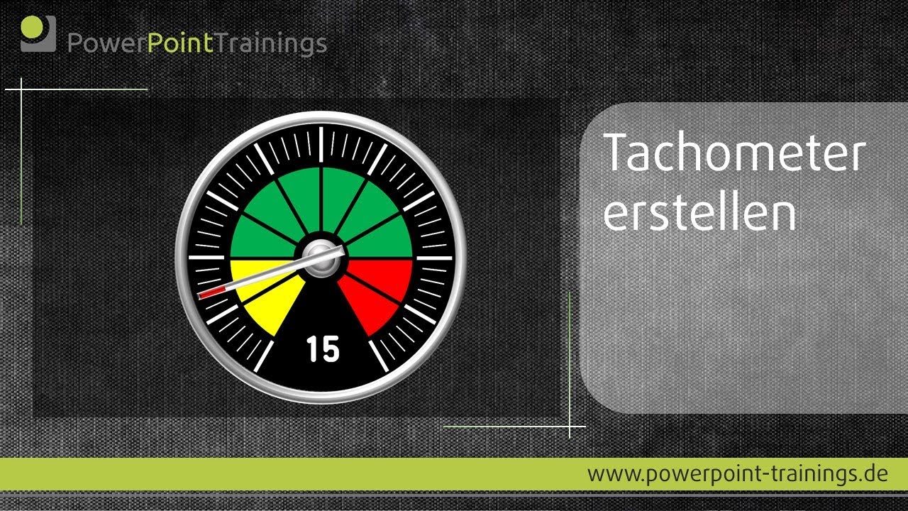 PowerPoint Tachometer erstellen