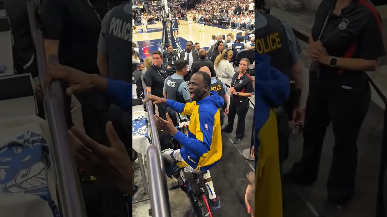 Fan Ejected for Racial Slurs at Draymond Green! #NBADrama #DraymondGreen #Timberwolves