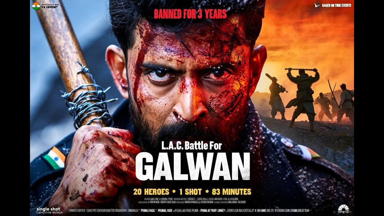 L.A.C. BATTLE OF GALWAN | Full Movie 2025 | First Single Shot Action Film | Hindi Film | LAC FILM
