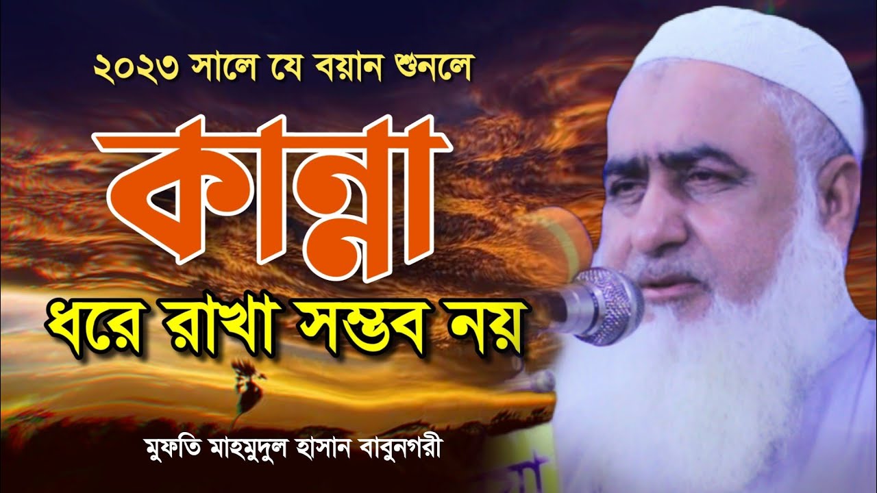 চট্টগ্রামের ভাষায় সেরা কান্নার বয়ান। মুফতি মাহমুদুল হাসান বাবুনগরী। Mahmodul Hasan Babonagari Waz।