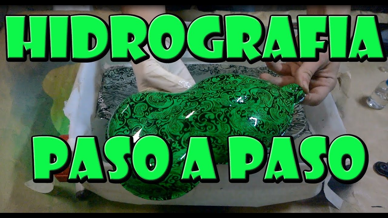 TUTORIAL HIDROGRAFIA CASERA - COMO HACER HIDROIMPRESION EN CASA. water transfer