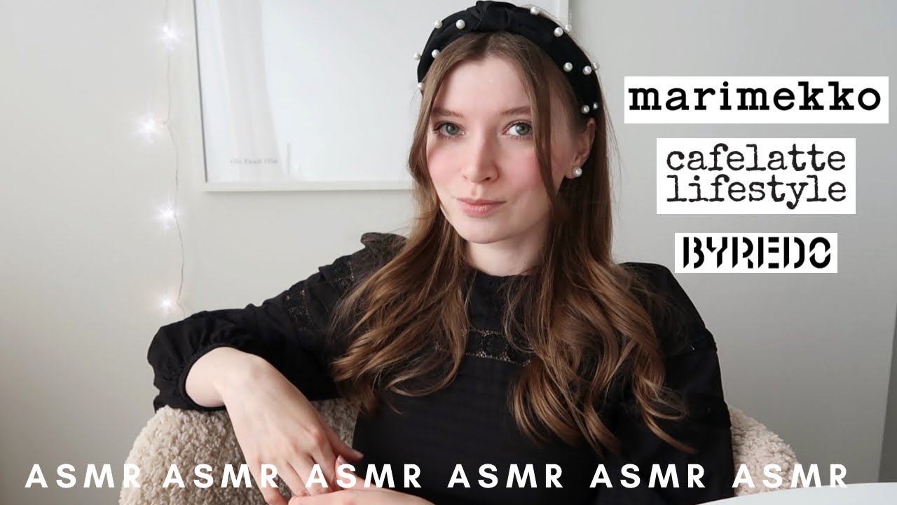 ASMR SUOMI - Marimekko, Byredo yms ostokset unboxing & esittely ⭐ kokoelma ⭐ Jouluostokset