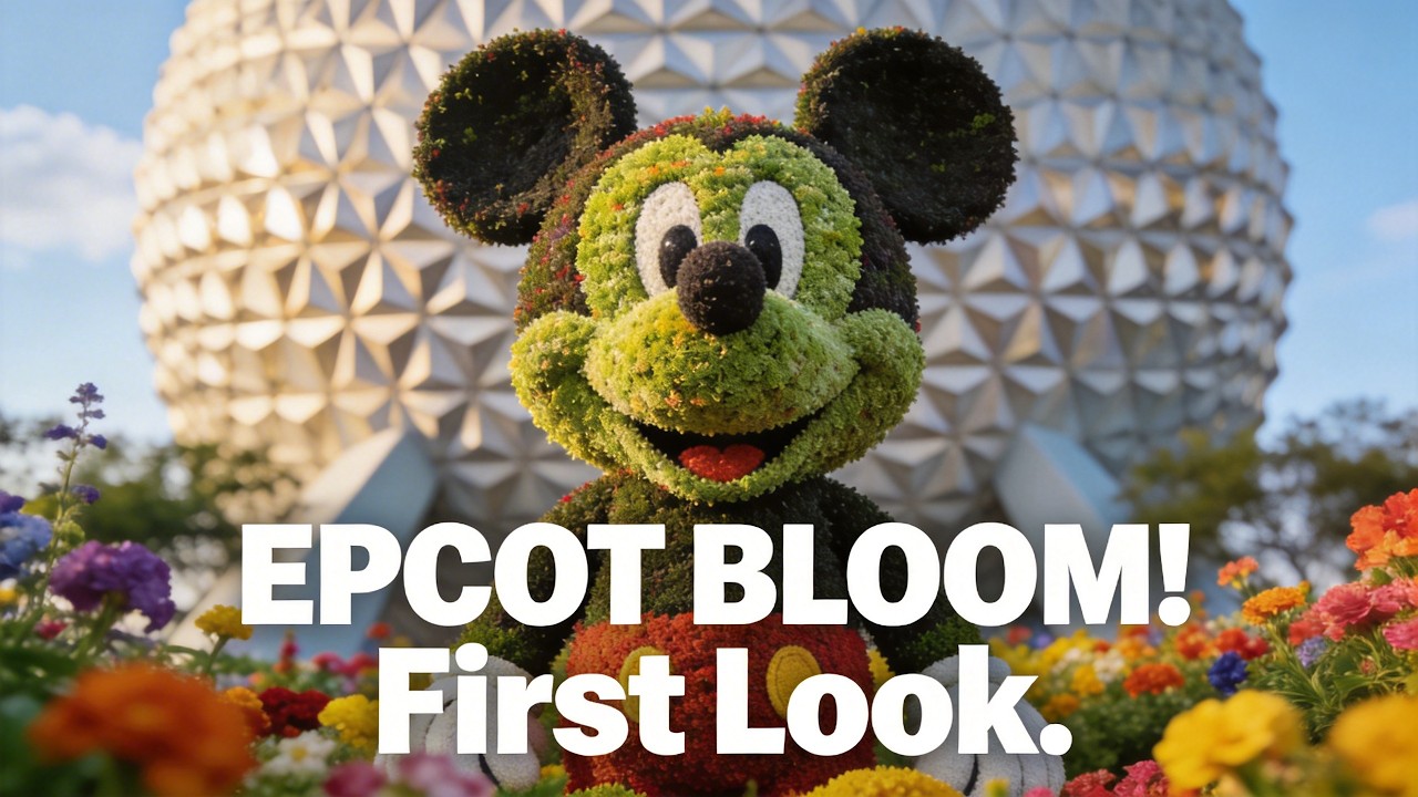 EPCOT Flower & Garden Festival Topiary Preview 2026 | First Look!