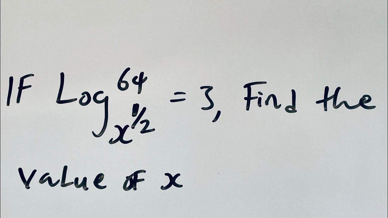 How to solve logarithm with a variable base