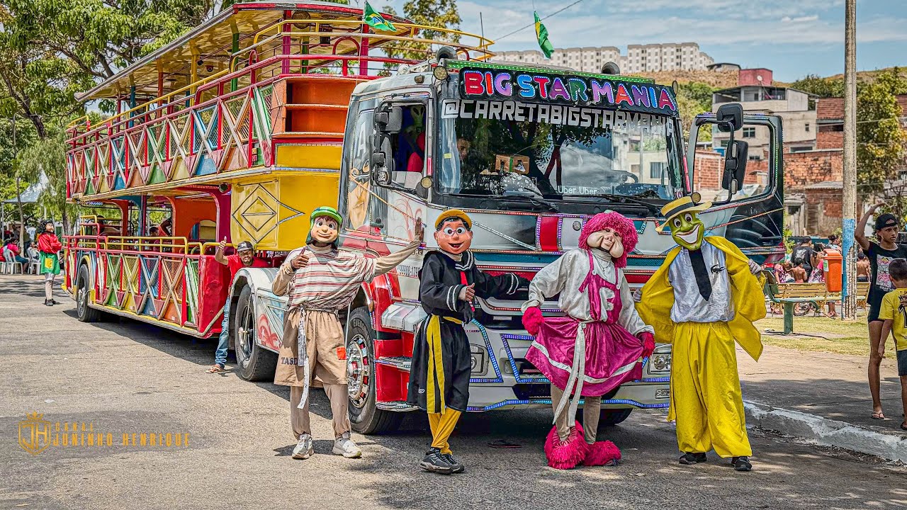 ACOMPANHE UM FINAL DE SEMANA COM A CARRETA BIG STAR MANIA (TASD) EM IPATINGA-MG (2025) 🚂🕺