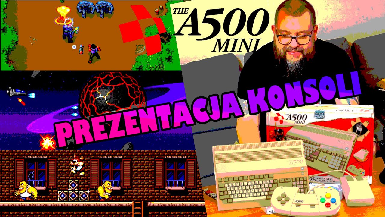 🎮 The A500 mini - Prezentacja konsoli i wybranych gier. (Zobaczmy to jeszcze raz!)
