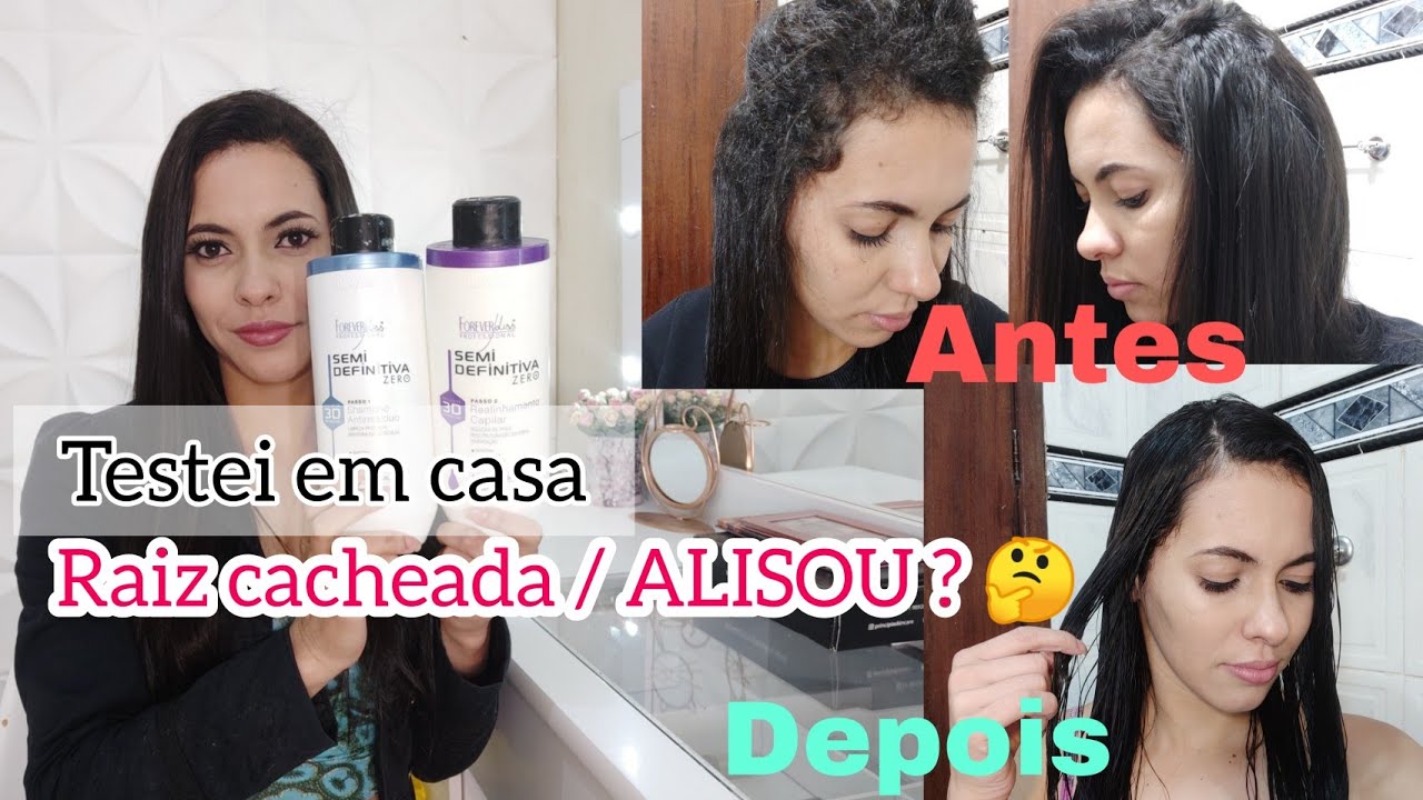 Semi Definitiva 3D Forever Liss /PROGRESSIVA SEM FORMOL EM CASA