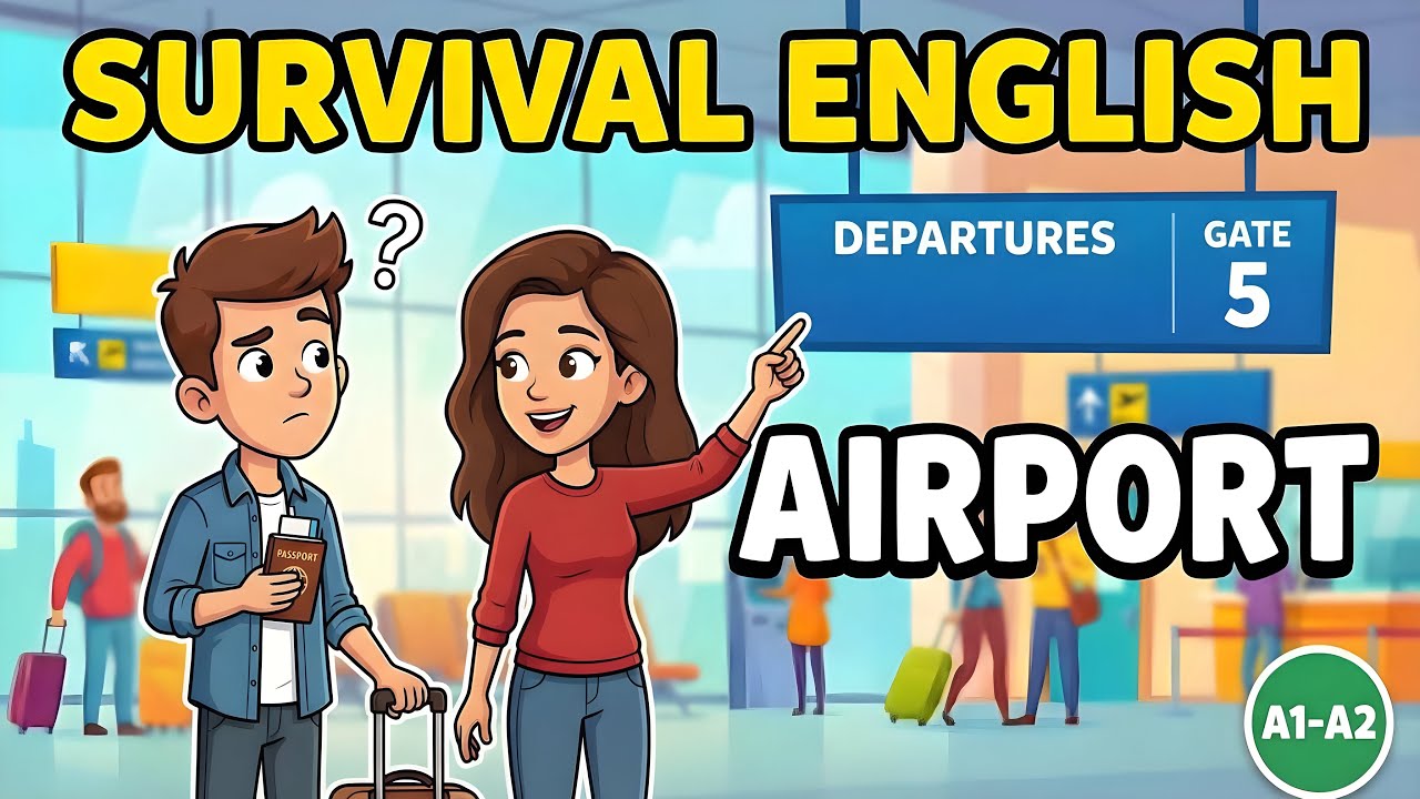 Learn English Conversation at the Airport ✈️ | Easy Travel English for Beginners | English Podcast