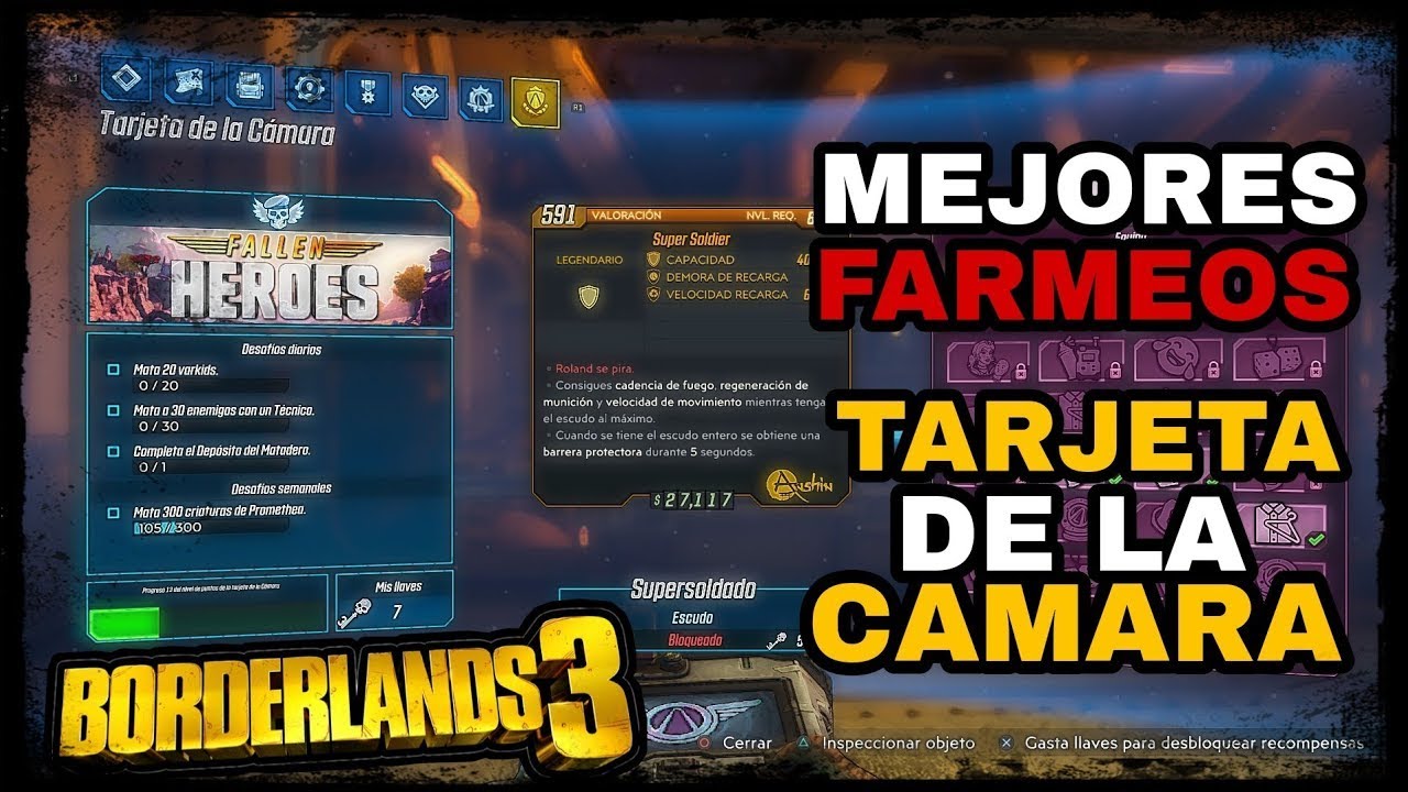 Como farmear experiencia en Borderlands 3(subir al nivel 72 y farmear llaves)Actualizado