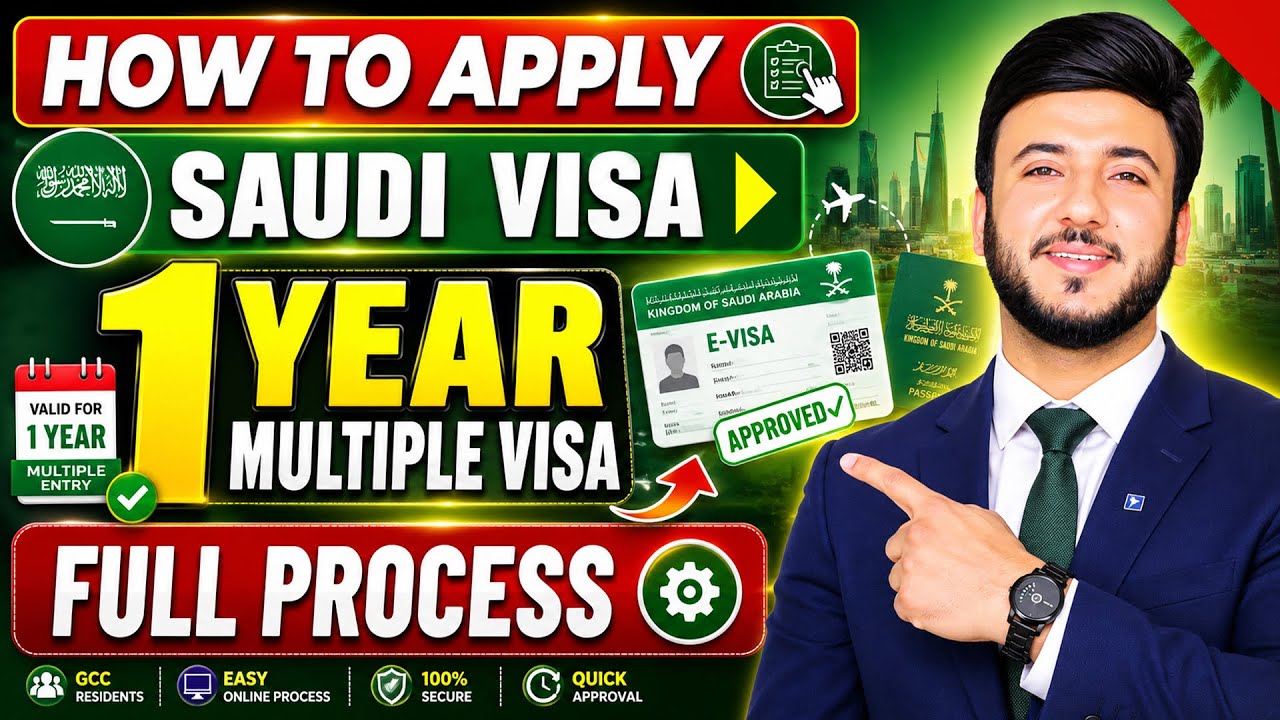 How to Apply Saudi 1 Year Multiple Entry Visit Visa 2026 | Full Process Step by Step