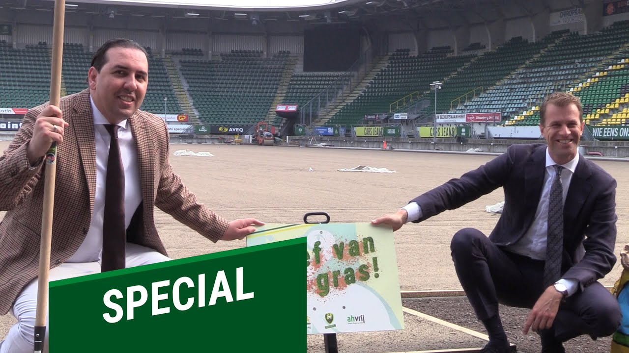 Inzaaien natuurgras van start in Cars Jeans Stadion!