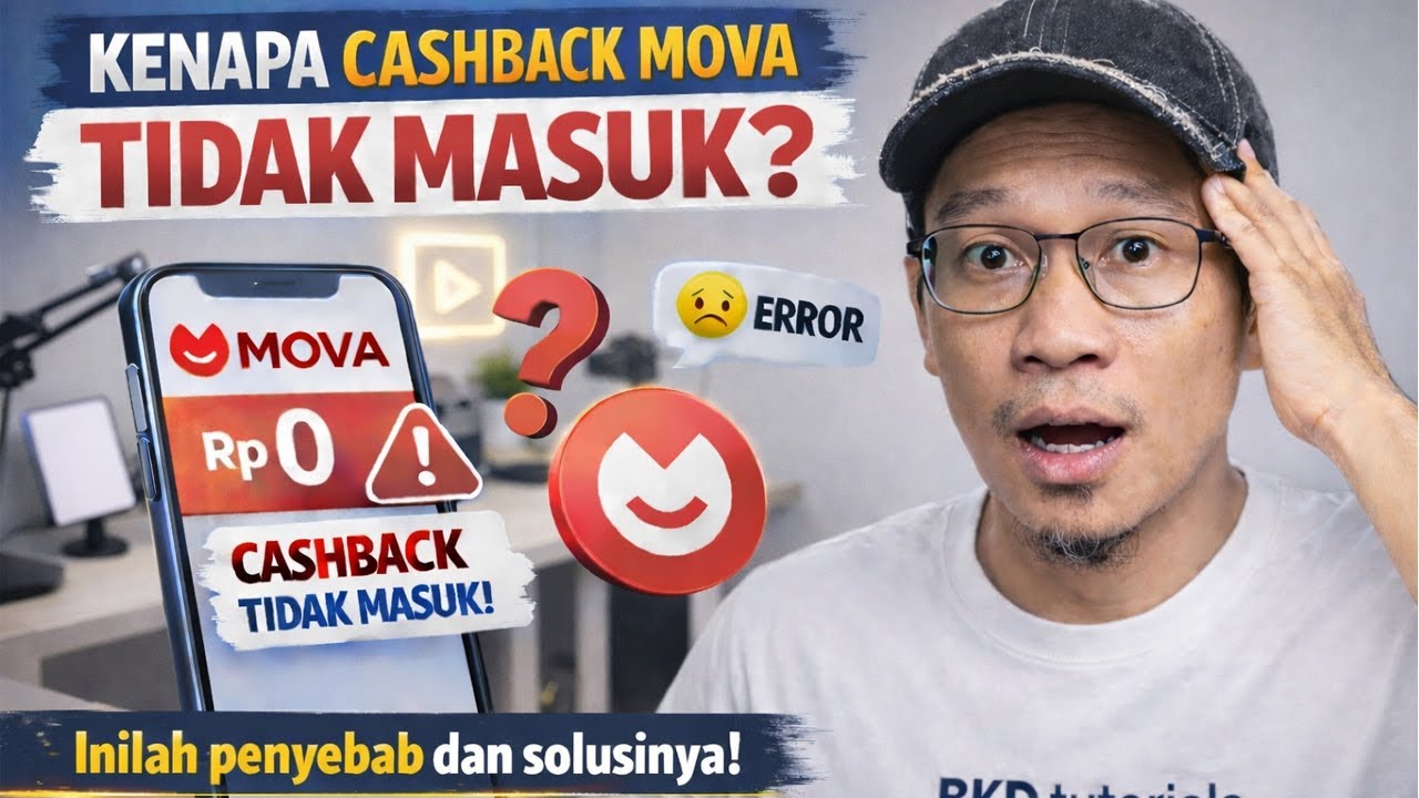 Penyebab & Solusi Kenapa Cashback MOVA Tidak Masuk | BKD tutorials MOVA CashBack Untuk Pemula 2026