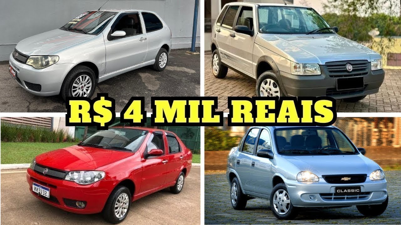 CARROS POPULARES À VENDA A PARTIR DE 4 MIL REAIS