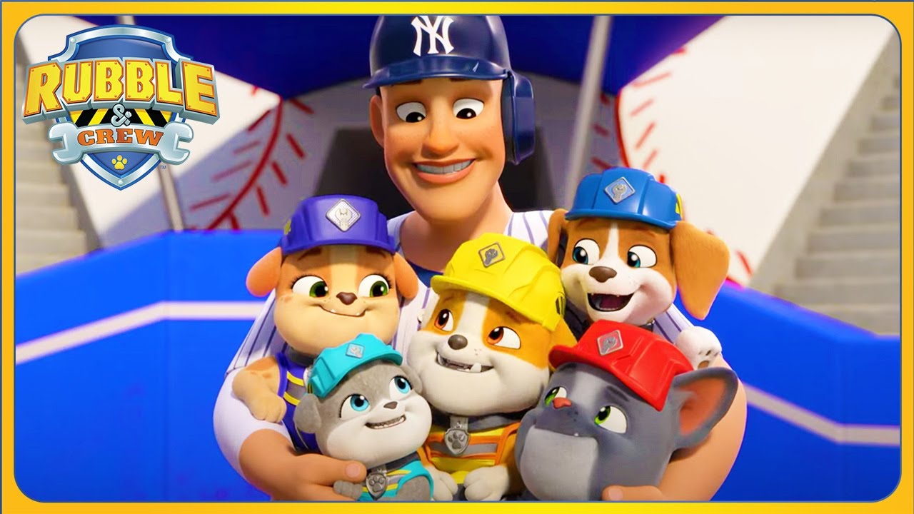 Building a Ballpark! ⚾️ - Rubble & Crew - Cartoons for Kids Compilation
