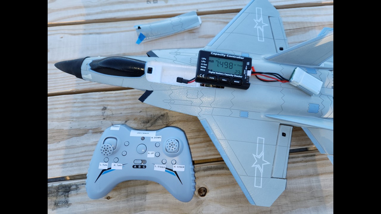 Original Remote Controller for the FX9631 J35 EDF Fighter. Nice and Easy Safe Flight.