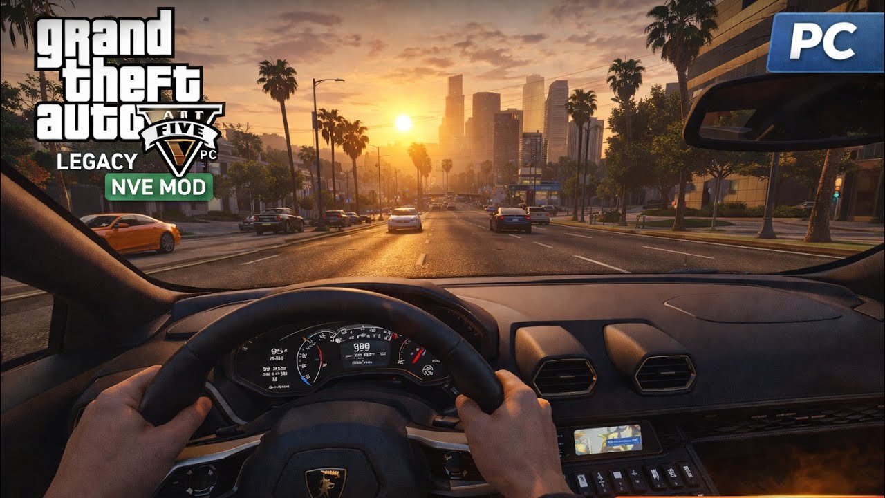 GTA V Looks INSANE With NVE Mods | Morning Drive as Franklin (PC)