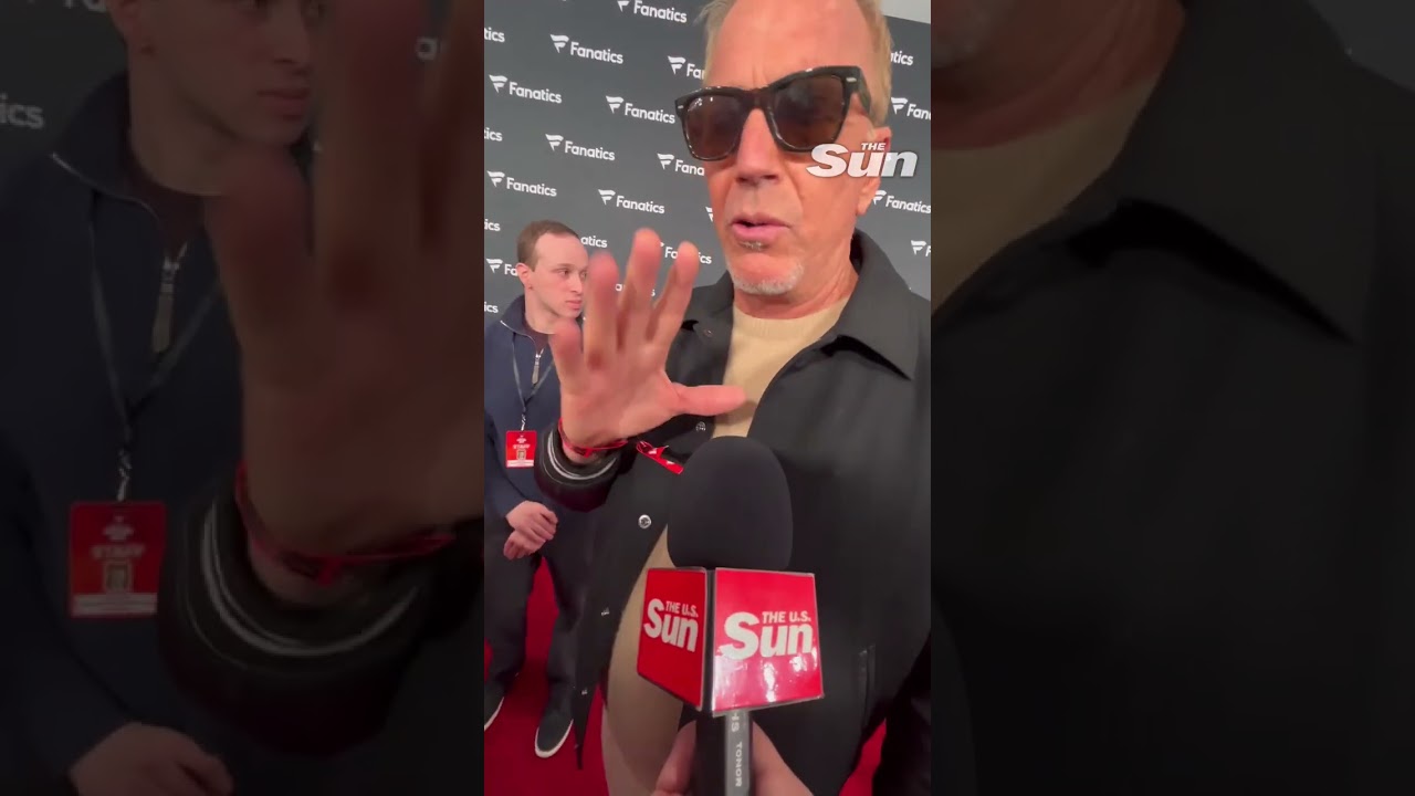 Kevin Costner reveals his favorite NFL player ever ahead of the Super Bowl 😮