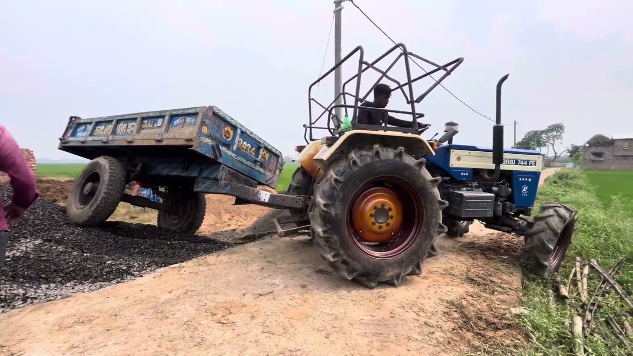 Tractor unloading video || Tractors video tractor video