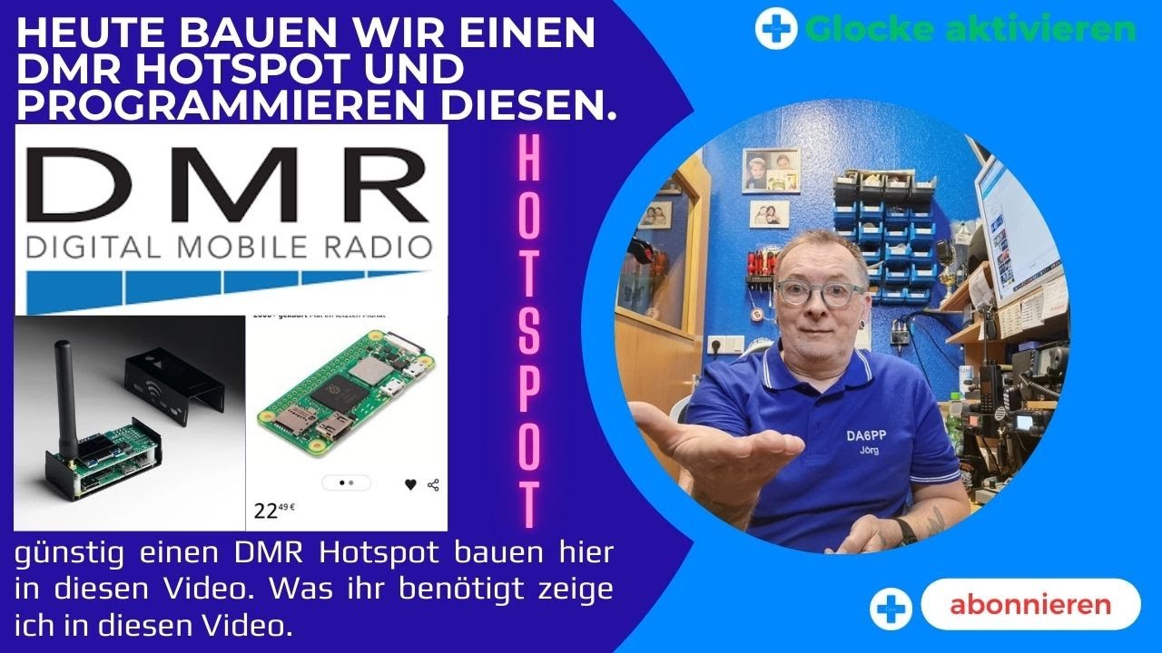 Heute bau ich auch ein DMR Hotspot, schuld ist Sascha weil er mir so viel hat dafür zukommen laßen.