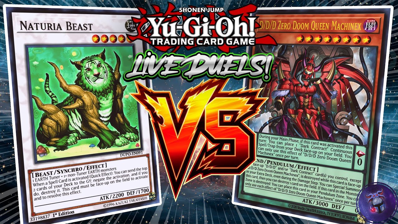 Yu-Gi-Oh! Naturia против D/D/D | Реванш среди местных жителей | Дуэль в прямом эфире!