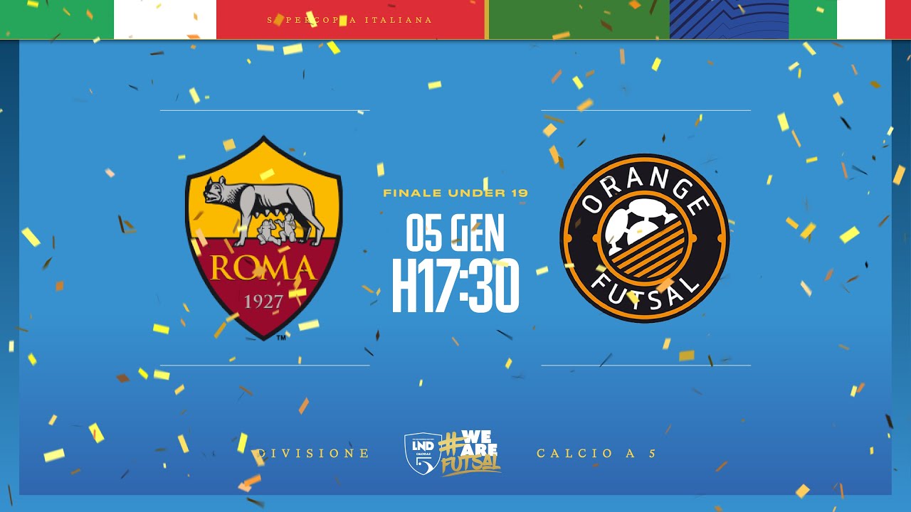 Roma 1927-Orange Futsal Asti 5-3 | Supercoppa Under 19 2025/2026