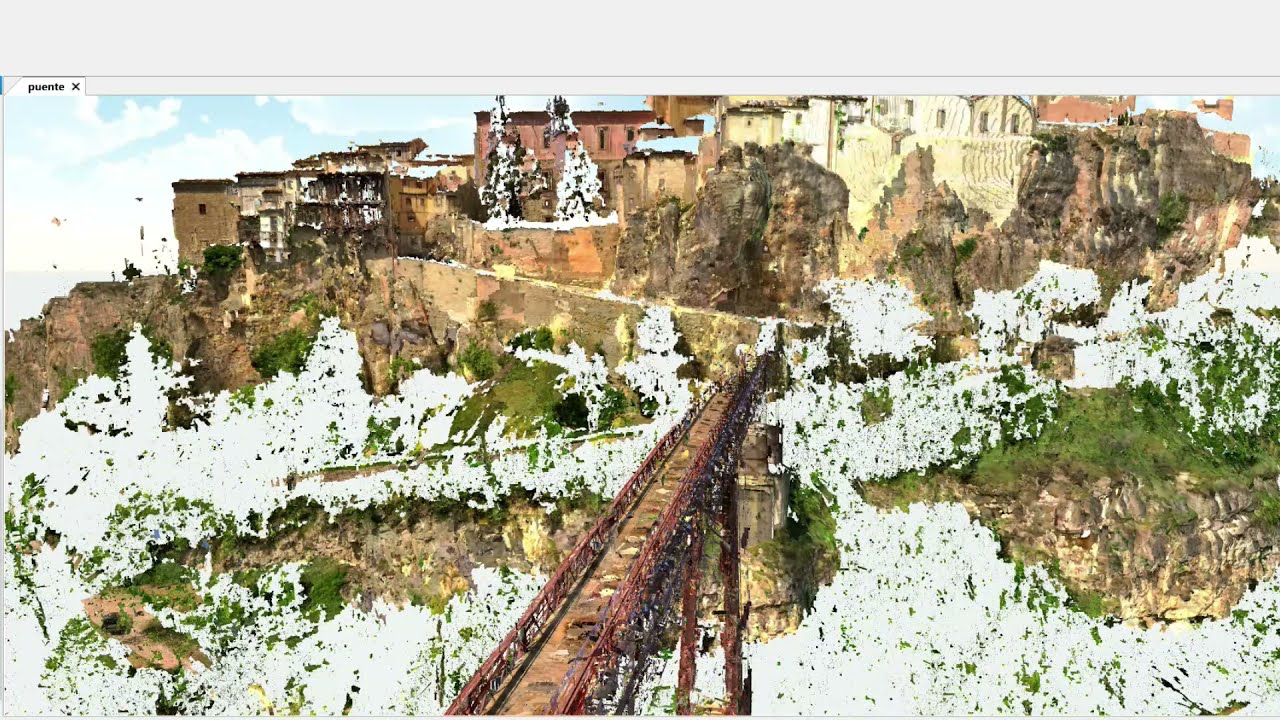Nube de puntos 3D - Puente San Pablo y Calle Canónigos