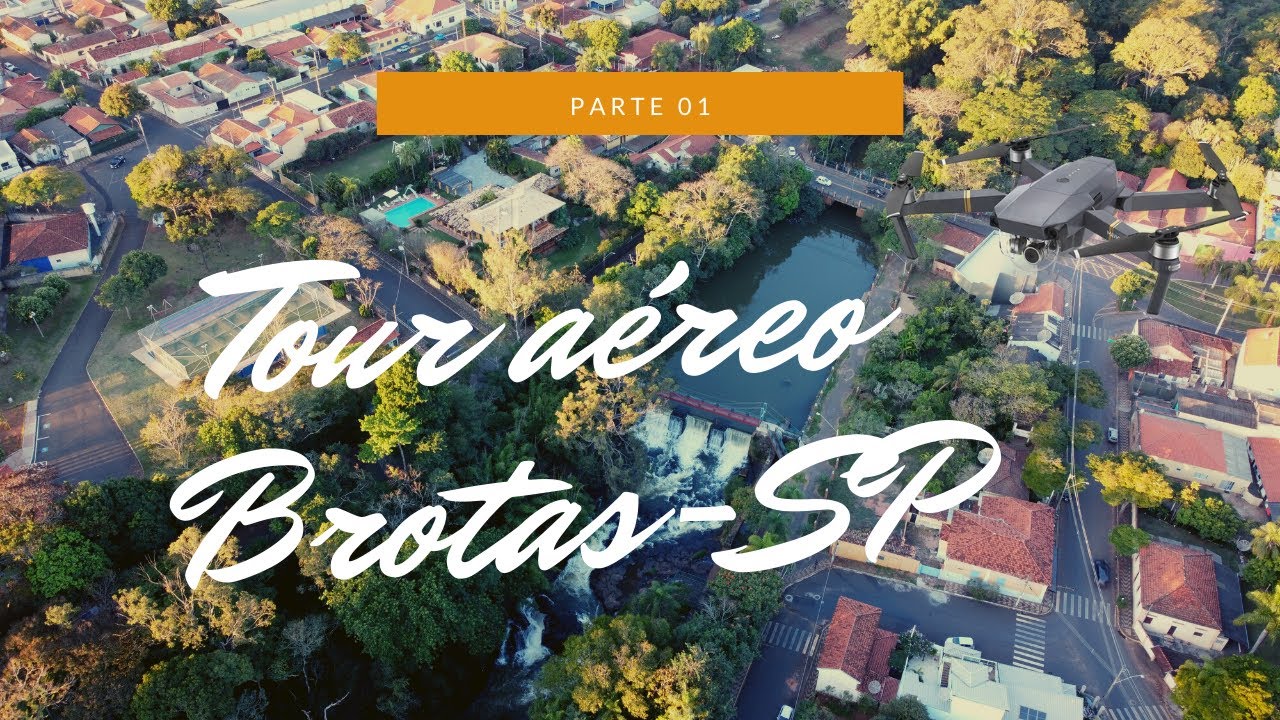 DRONE filma Brotas-SP!!! Parte 01