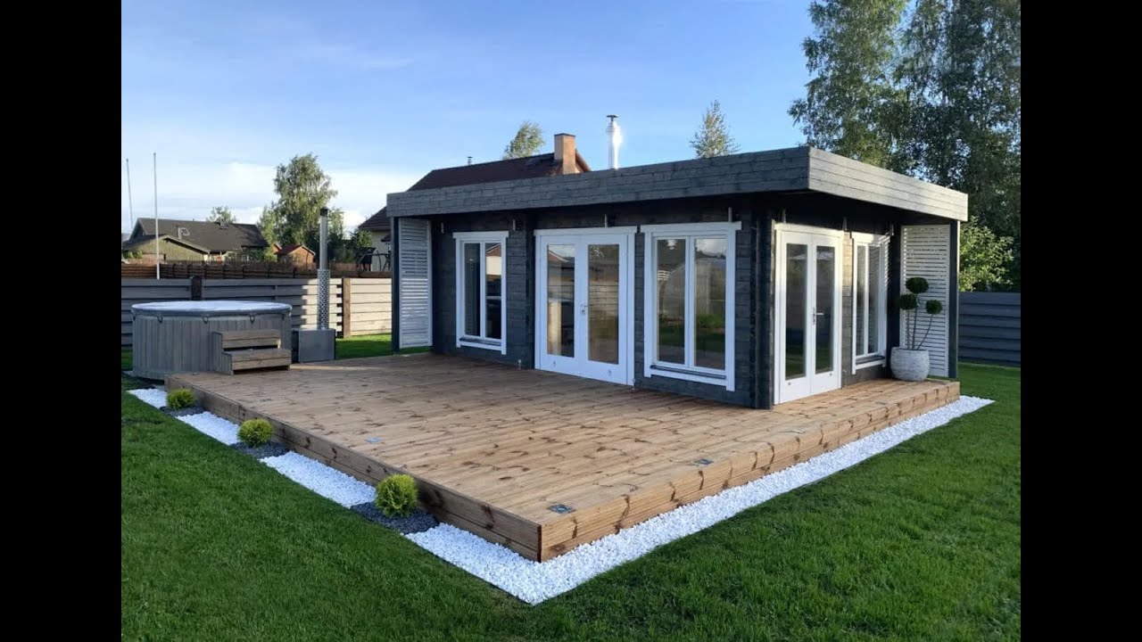A TOUR OF LUXURY MODERN OUTDOOR SAUNA KIT ALLURE LUX 3