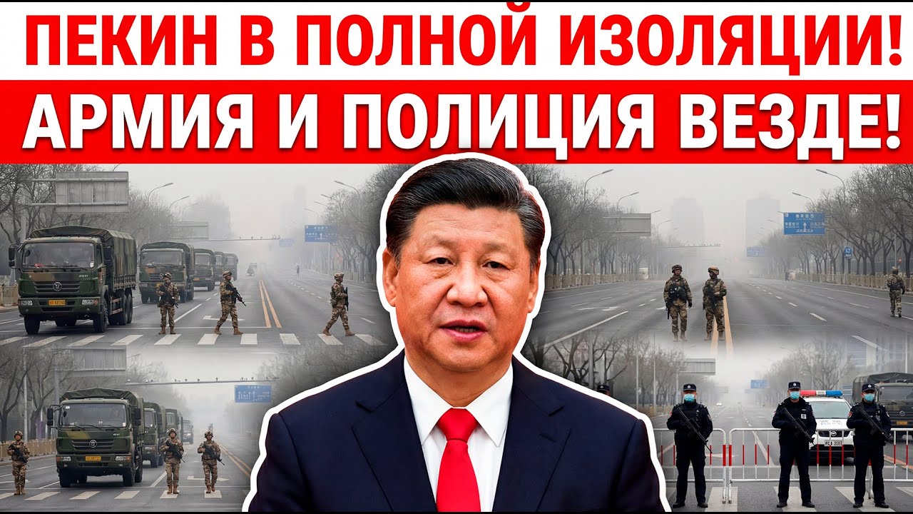 Войска в Пекине, блокировка дорог и молчание армии после ареста Чжан Юся