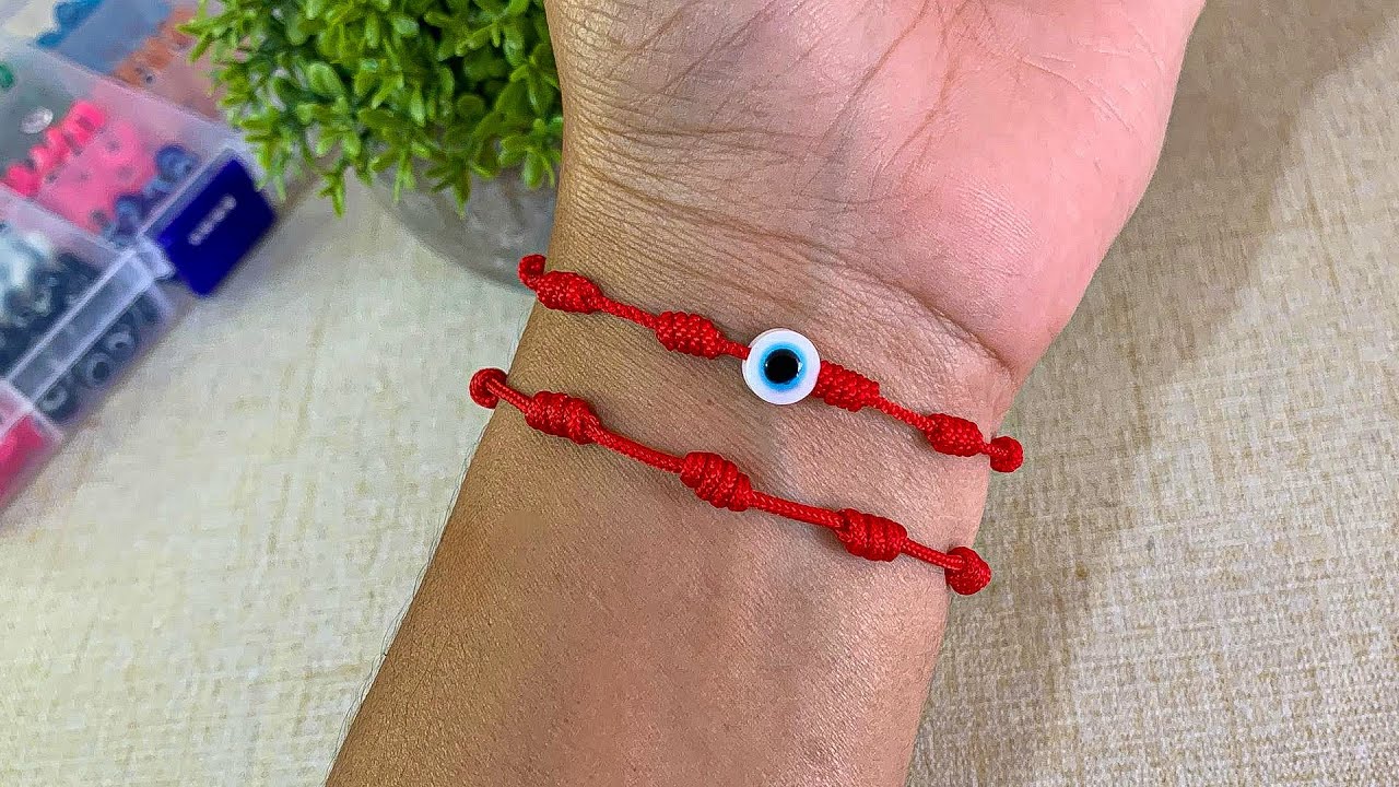 ❤️PULSERA DE HILO ROJO ~ CON 7 NUDOS 📿 PASO A PASO