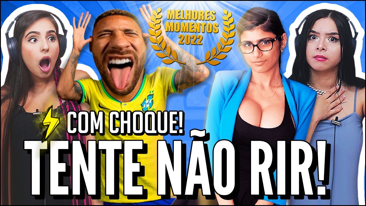 TENTE NÃO RIR, SE RIR LEVA CHOQUE - OS MELHORES MOMENTOS DE 2022 IMPOSSÍVEL NÃO RIR (JOVENS REAGEM)