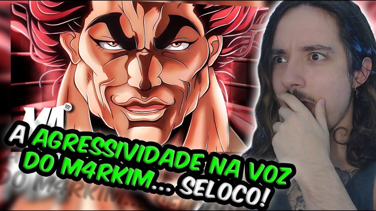 (QUE VOZ!) REAGINDO ao Yujiro (Baki The Grappler) - O Melhor | M4rkim | REACT | NaiReact