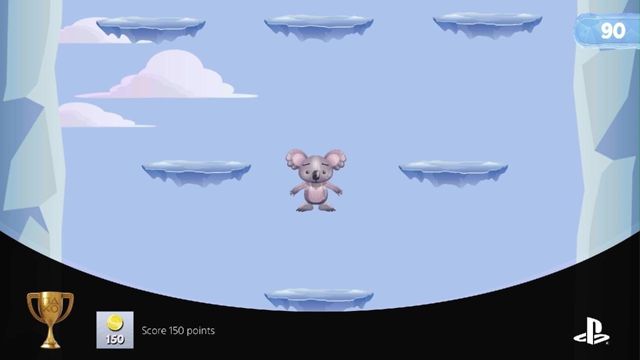 Gump Jump ~ Score 150 points Trophy