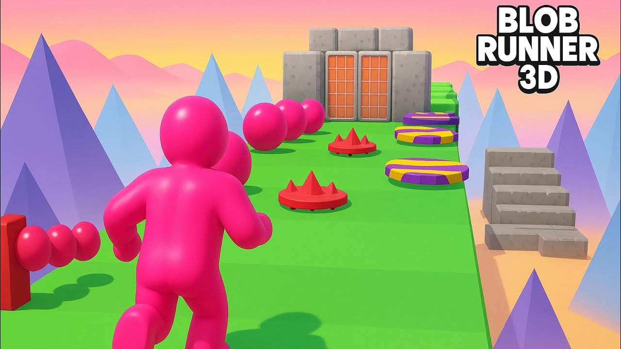 Blob Runner 3D : All Levels Gameplay Android, IOS (Levels 11-15)