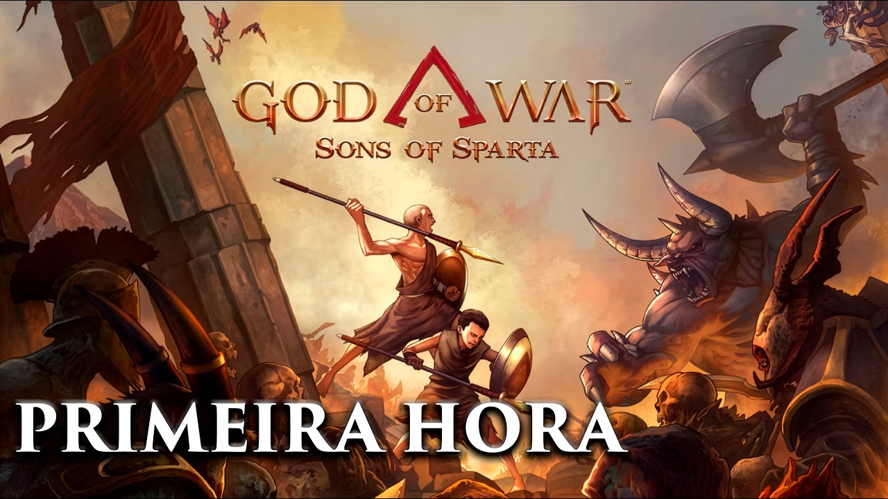 God of War Sons of Sparta -  a primeira Hora dessa aventura metroidvania