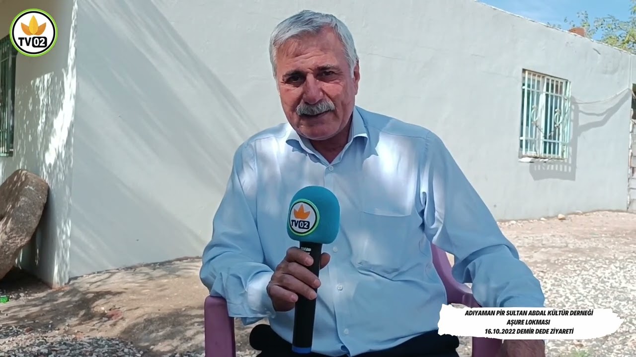 Adıyaman pir Sultan abdal kültür derneği Demir Dede de Aşure lokması ( 16.10.2022 )