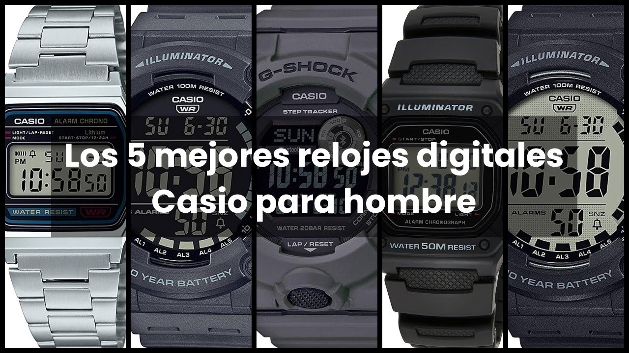 RELOJ CASIO HOMBRE DIGITAL: Los 5 mejores relojes digitales Casio para hombre ?