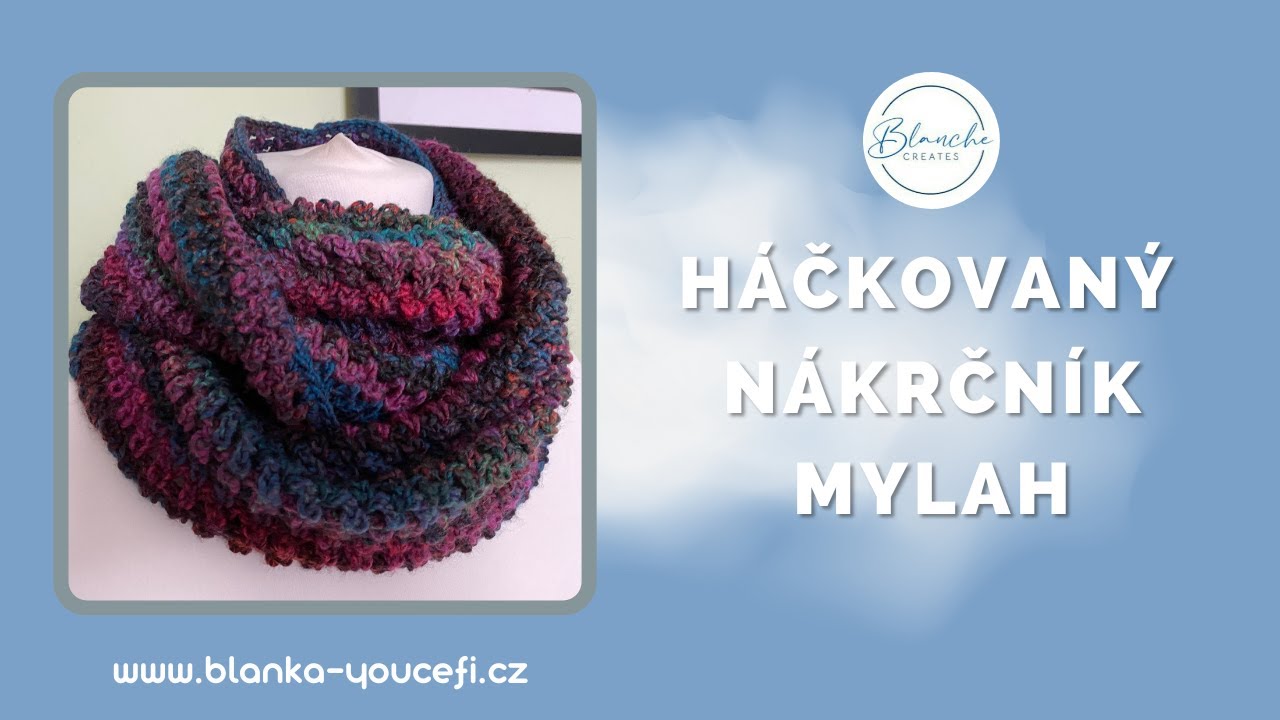 Háčkovaný nákrčnik Mylah