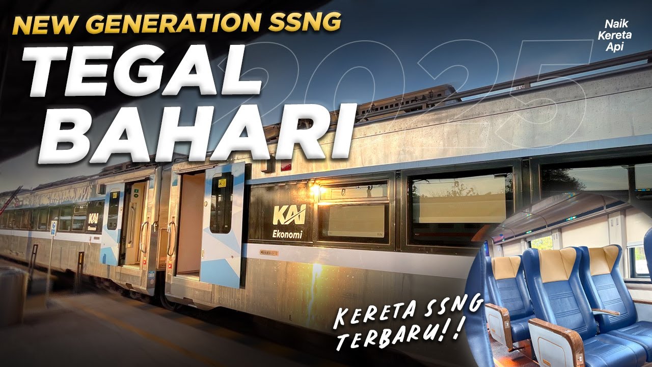 KERETA NEW GENERATION TERMURAH KE TEGAL‼️ Fulltrip KA Tegal Bahari New Generation Ekonomi