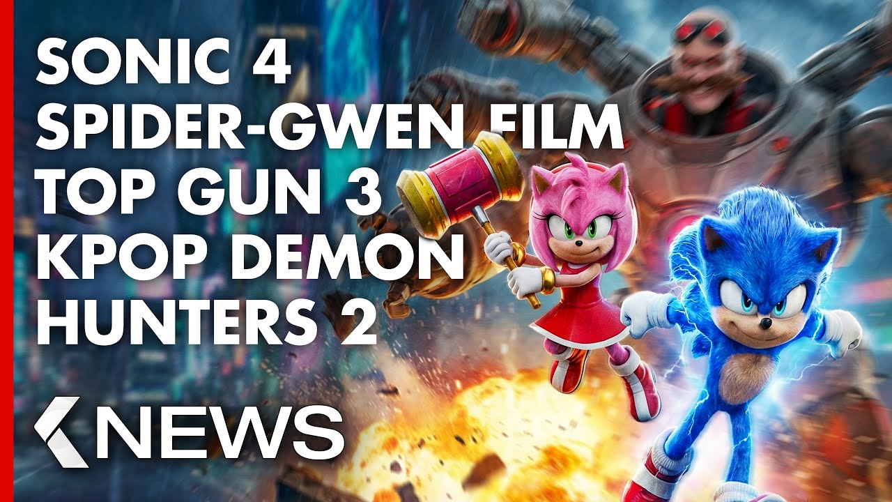 Sonic 4, Top Gun 3, Fluch der Karibik 6, Spider-Man Filme, KPOP Demon Hunters 2... KinoCheck News