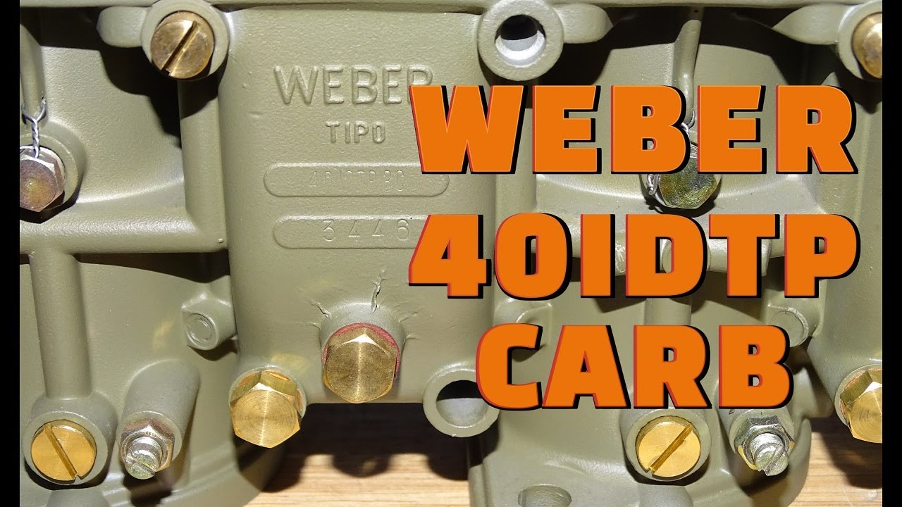 1969 Porsche Weber 40IDTP  Carburetor