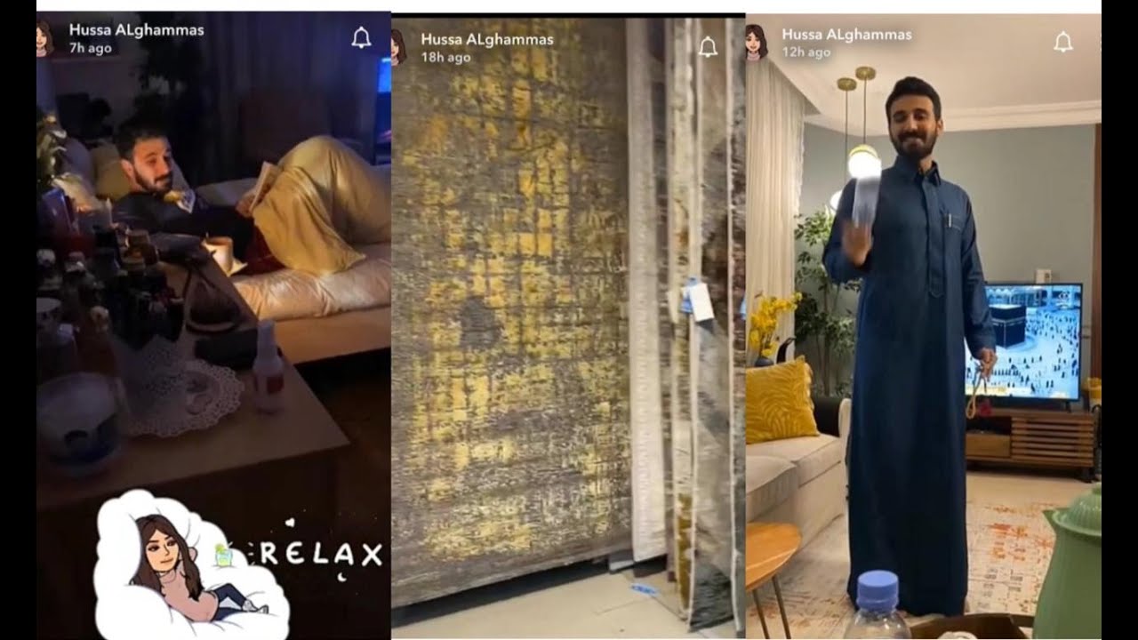 سنابات ماما حصة😂 مع ولدها عبدالله الغماس