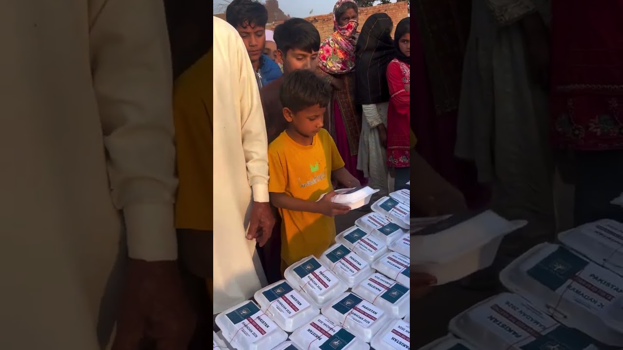 Day 4 🌙 Iftar hot meal distribution in Pakistan 🇵🇰 Your help is much needed ✨Donate through the