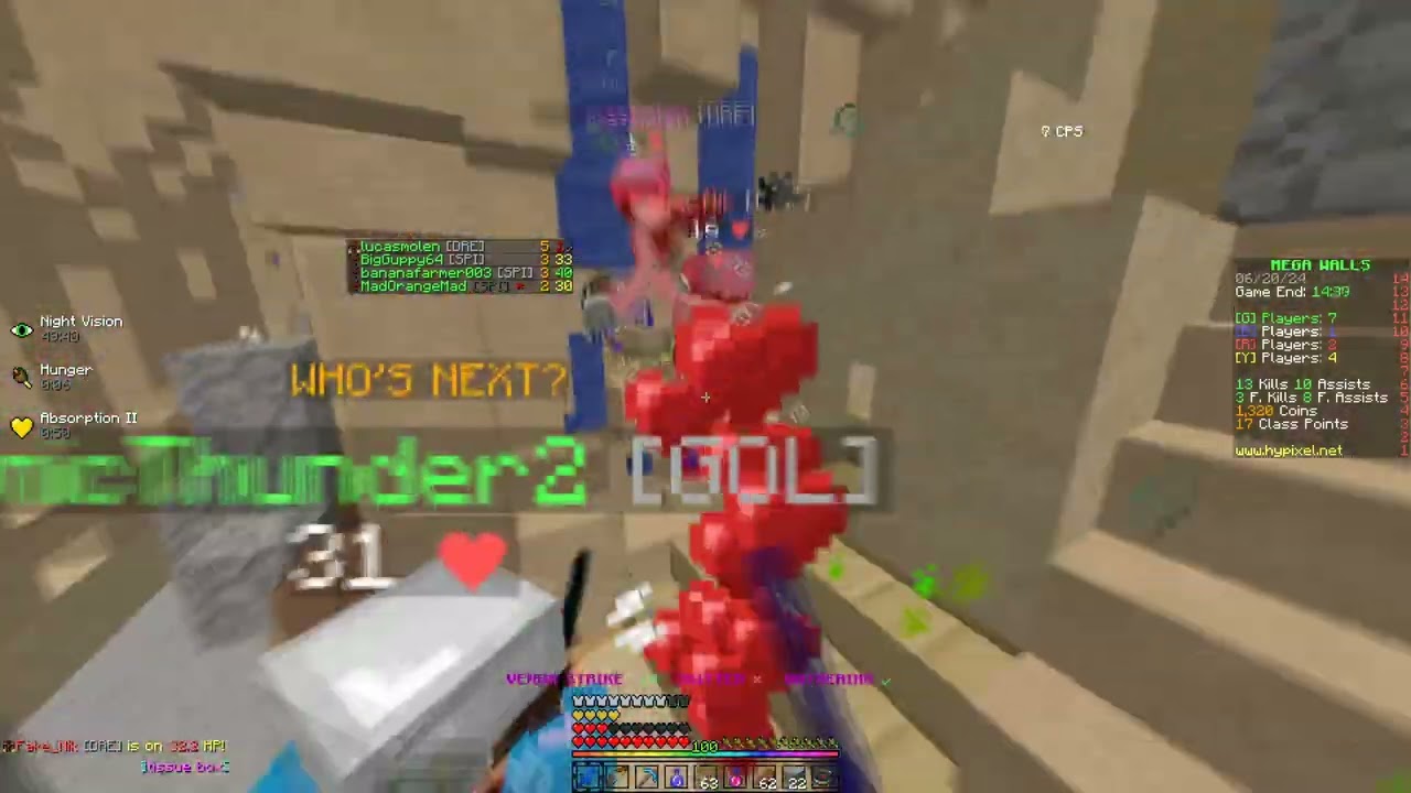 BIGGUPPY64 LEAPS INTO PHASE 3 | HYPIXEL MEGA WALLS